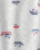 Carter's Set 4 body cu maneca lunga Anchor Stripe Boat foto