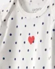 Carter's Set 4 body cu maneca lunga Sea Dot Heart foto