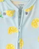Carter's Set 2 pijamale din bumbac Lemon Yellow/Blue foto
