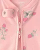Carter's Set 2 pijamale din bumbac Strawberry Floral foto