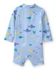 Carter's Costum de baie intreg Rashguard Blue Fish foto