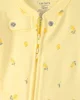 Carter's Pijama din bumbac cu botosei Lemon foto