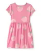 Carter's Rochie din bumbac Pink Strawberry foto