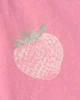 Carter's Rochie din bumbac Pink Strawberry foto