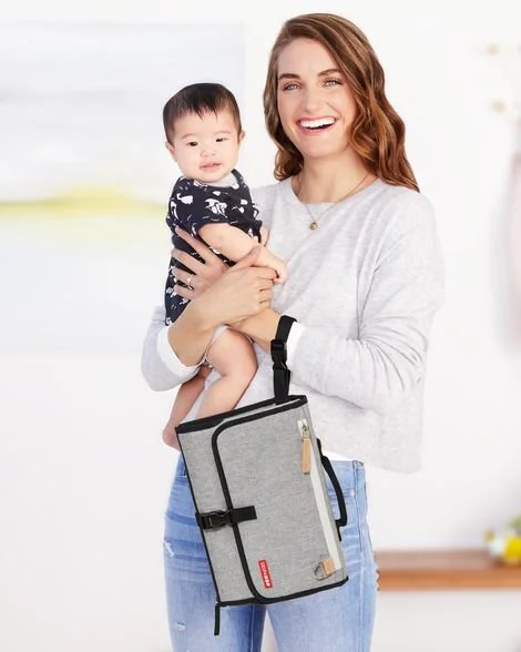 Statie de schimbat Skip Hop Pronto Signature Grey Melange foto
