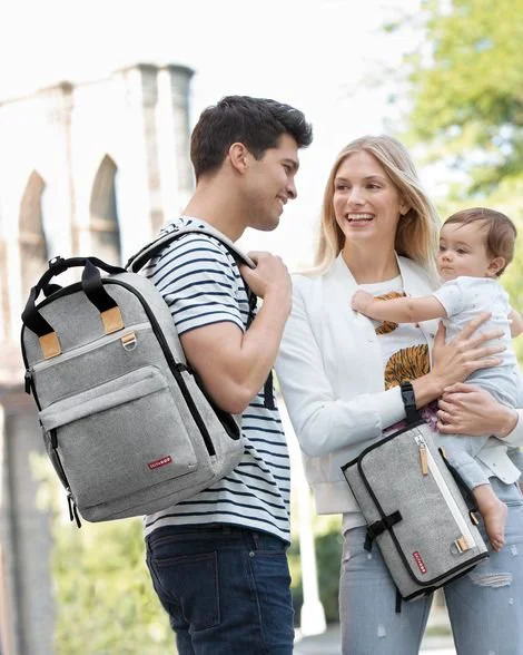 Statie de schimbat Skip Hop Pronto Signature Grey Melange foto