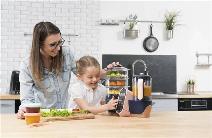 Многофункциональный кухонный комбайн 5 в 1 Babymoov Nutribaby (+) XL