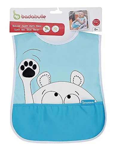 Нагрудник мягкий Badabulle Blue Bear