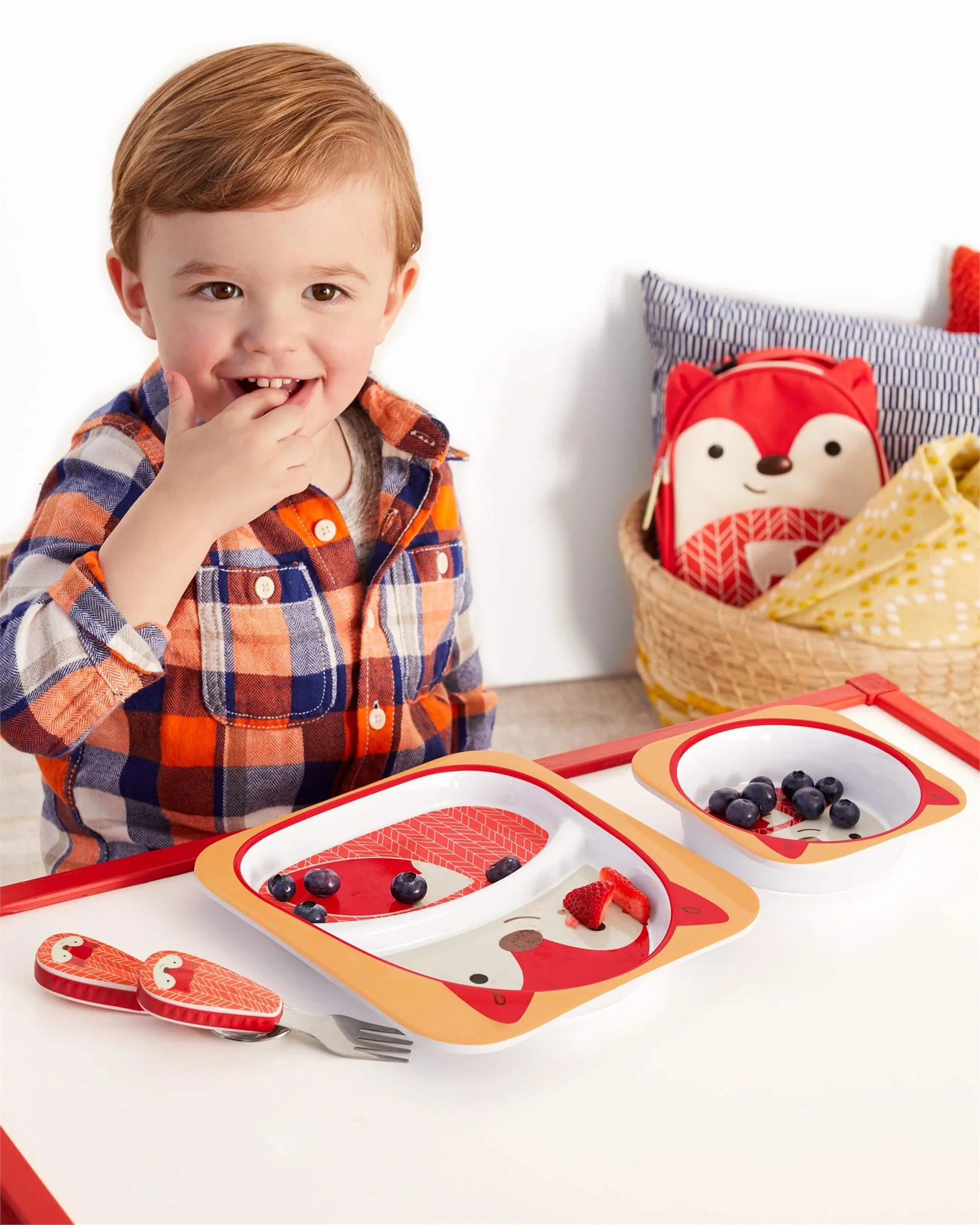 Тарелка глубокая Skip Hop Zoo Лисенок foto