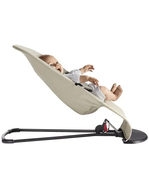 Кресло-шезлонг BabyBjorn Balance Soft Khaki/Beige, хлопок