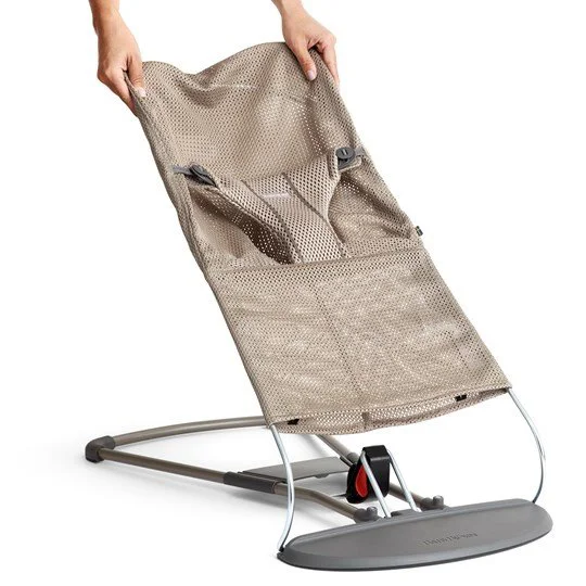 Кресло-шезлонг BabyBjorn Bliss Greige, Mesh