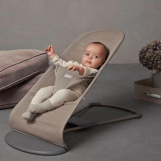 Кресло-шезлонг BabyBjorn Bliss Greige, Mesh