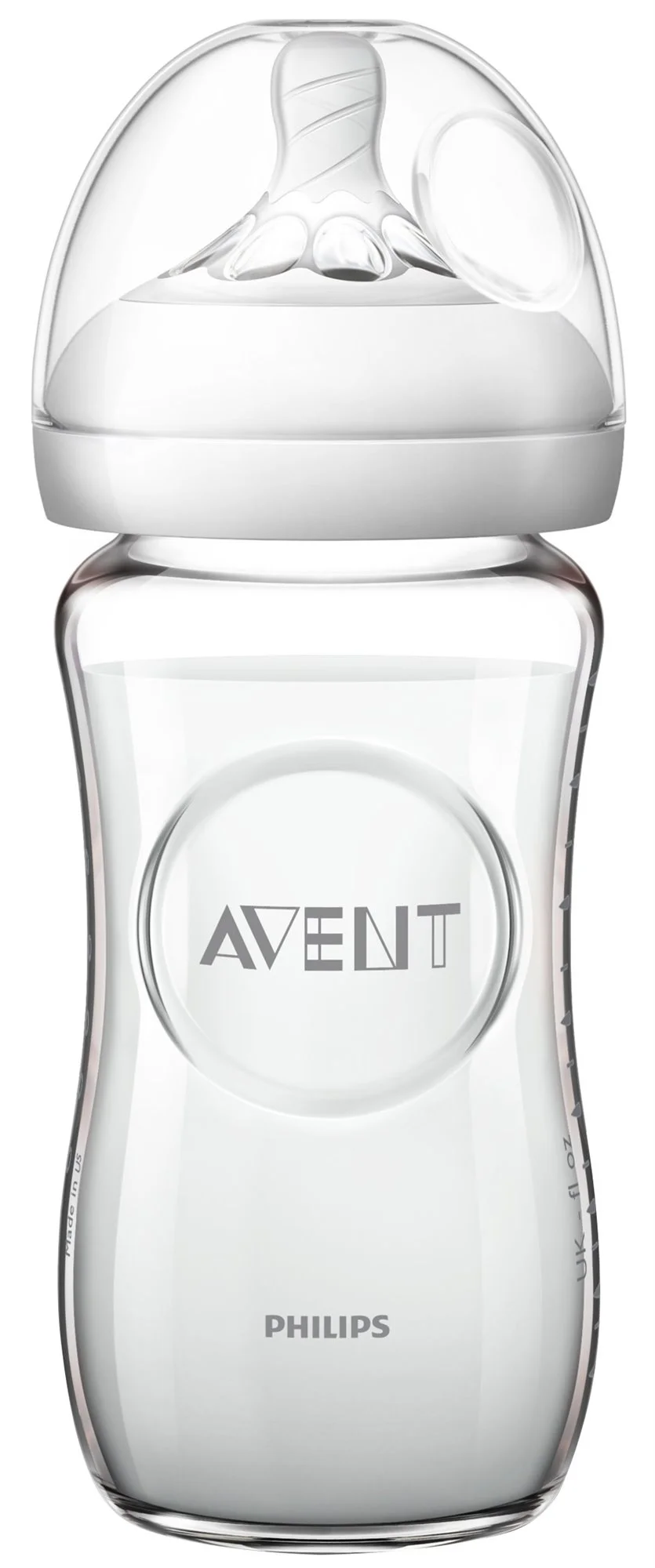 Biberon din sticla Philips AVENT Natural, 240 ml foto