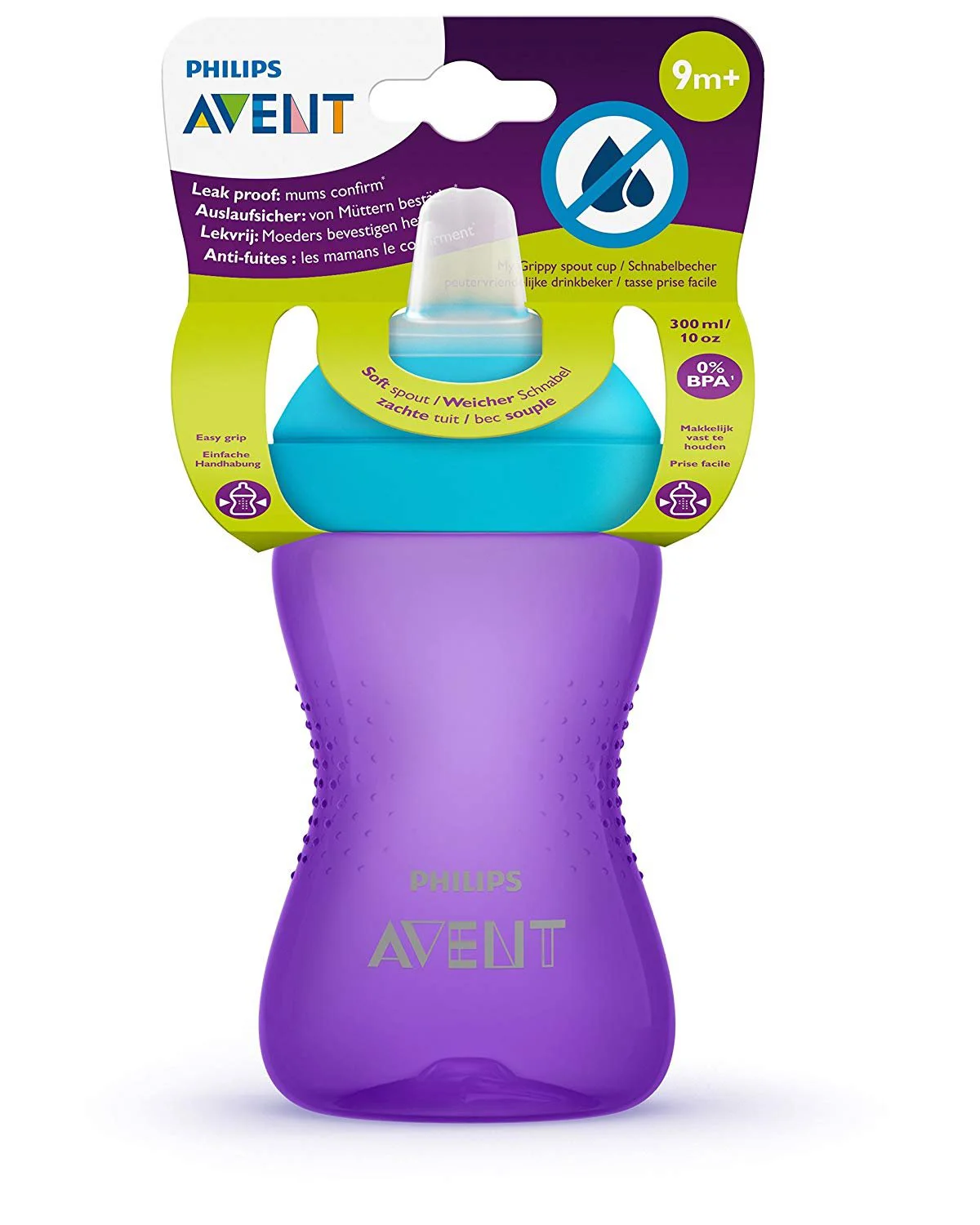 Поильник с мягким носиком Philips AVENT Purple, 300 ml