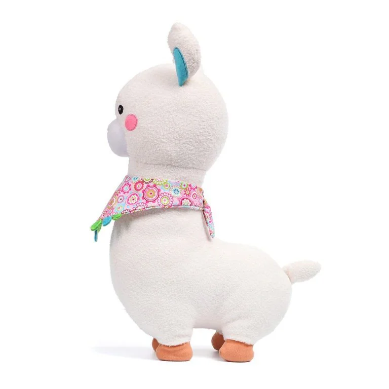 Jucarie de plus cu zornaitoare BabyOno Llama Alabama, 49 cm foto