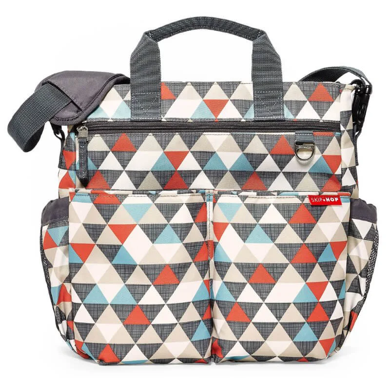 Geanta pentru parinti Skip Hop Duo Signature Triangles foto