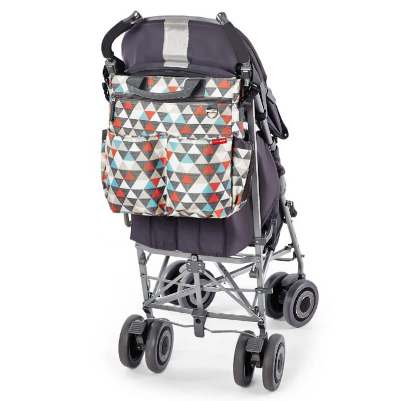 Geanta pentru parinti Skip Hop Duo Signature Triangles foto