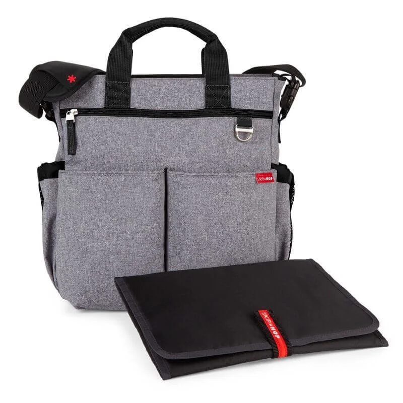 Geanta pentru parinti Skip Hop Duo Signature Heather grey foto