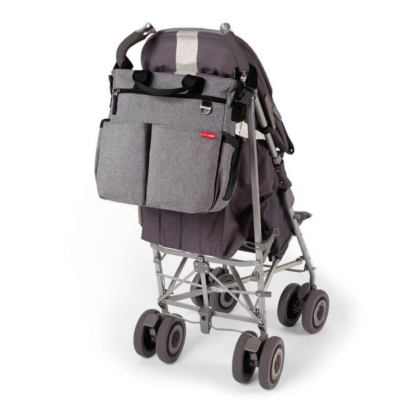 Geanta pentru parinti Skip Hop Duo Signature Heather grey foto