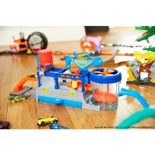 Set de joc Hot Wheels "Mega Car Wash" foto