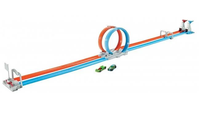 Set de joc Hot Wheels "Double Loop Dash" foto