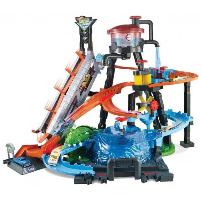 Игровой набор Hot Wheels Ultimate Gator Car Wash foto