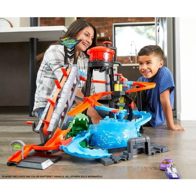 Set de joaca Hot Wheels Ultimate Gator Car Wash foto