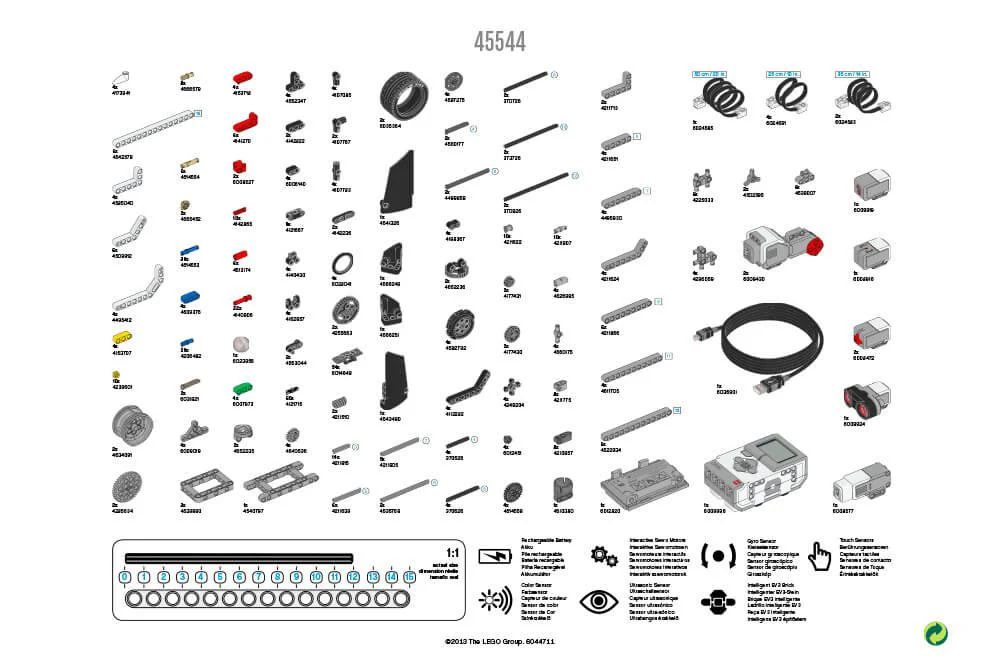 Lego Mindstorm Education - Ev3 Core Set foto