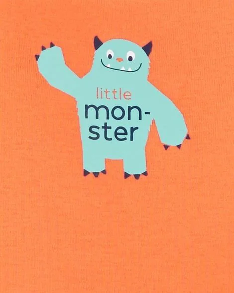 Carter's Set 5 piese - body Micul monstru/masini/dungi foto