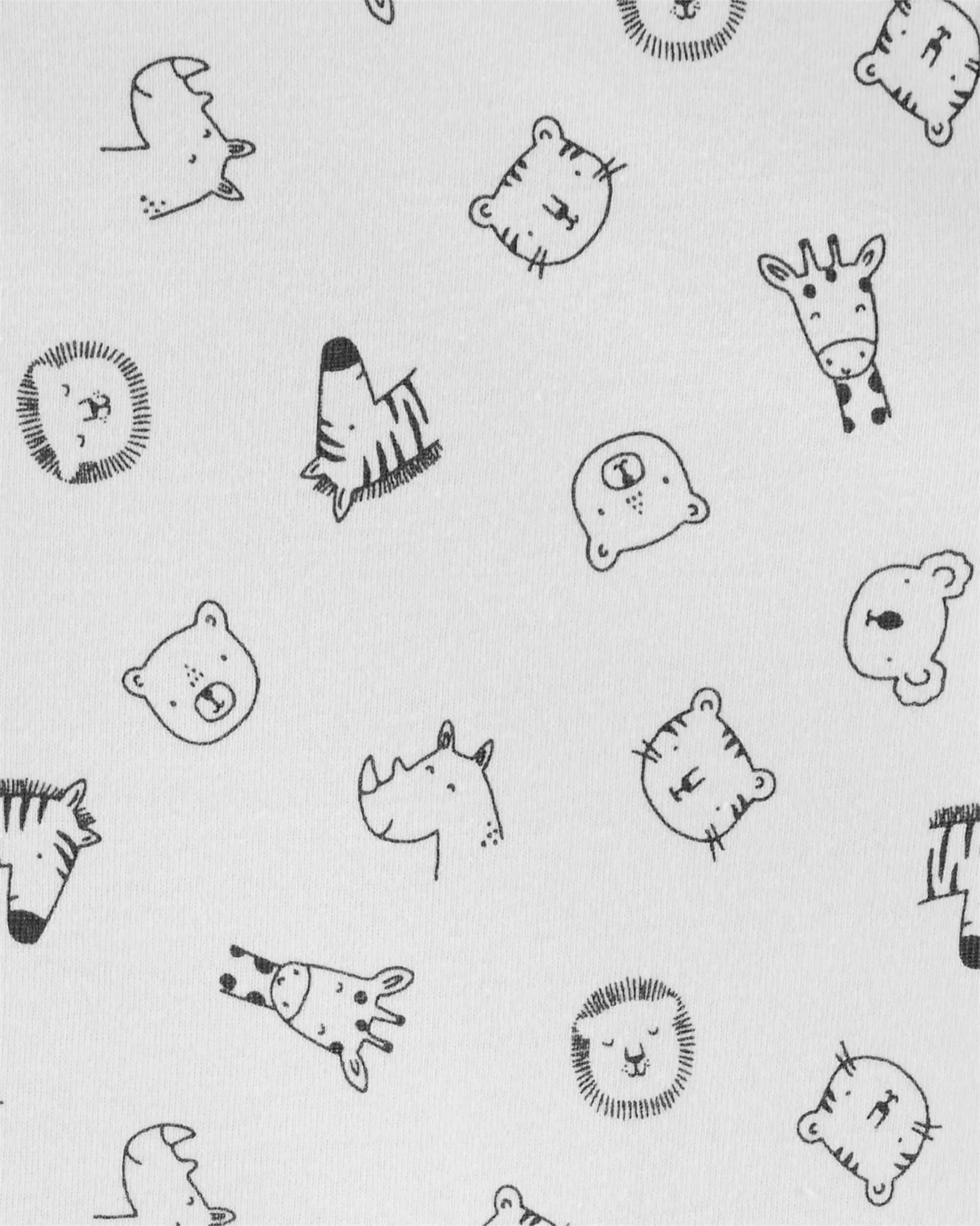 Carter's Set 3 piese Animalute - cardigan, body si pantaloni foto