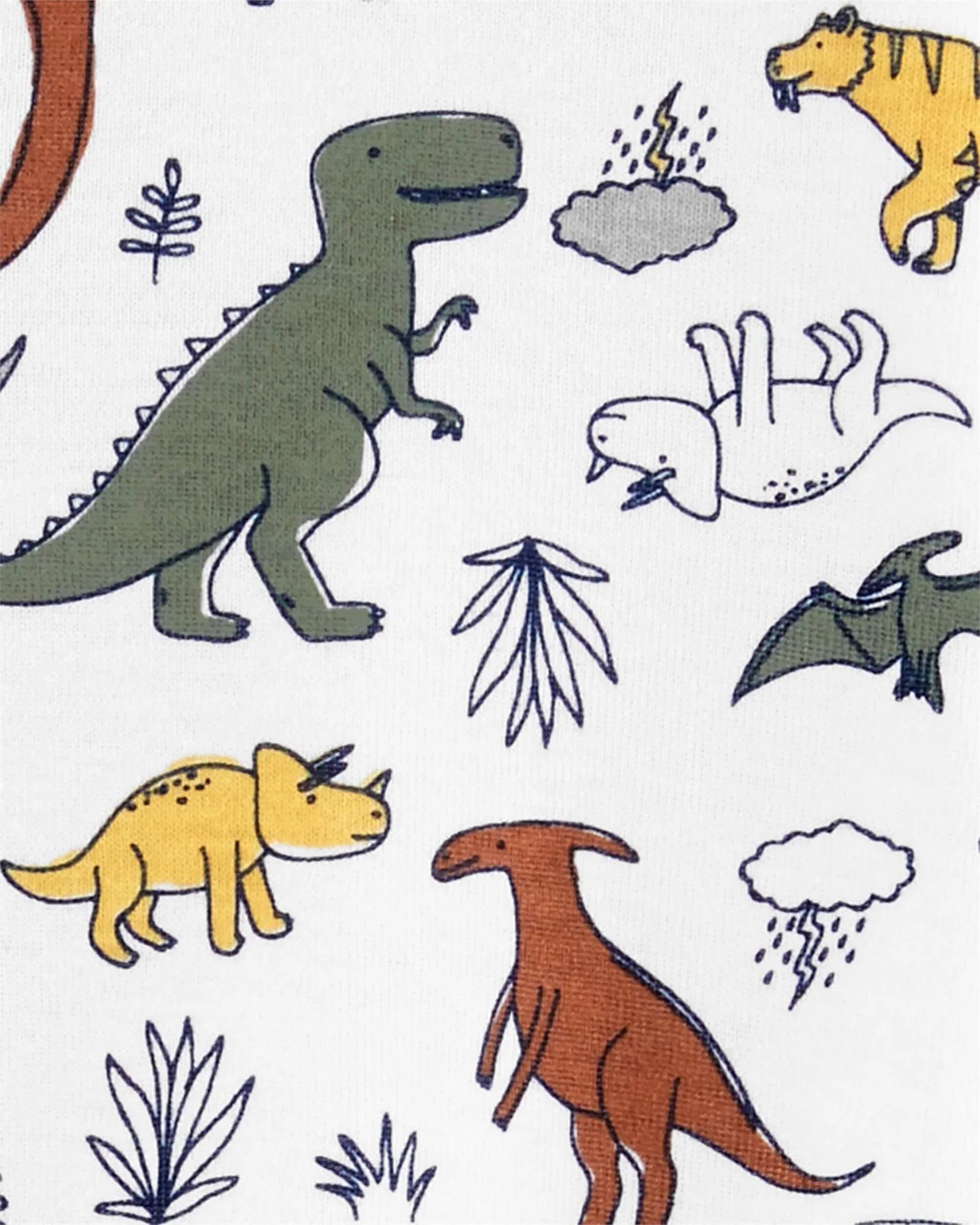 Carter's Pijama cu fermoar Dinozauri foto