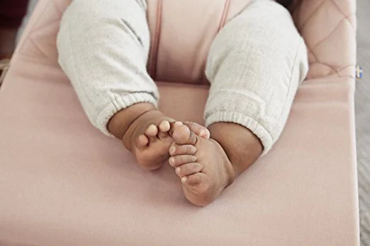 Кресло-шезлонг BabyBjorn Bliss Old Rose, хлопок