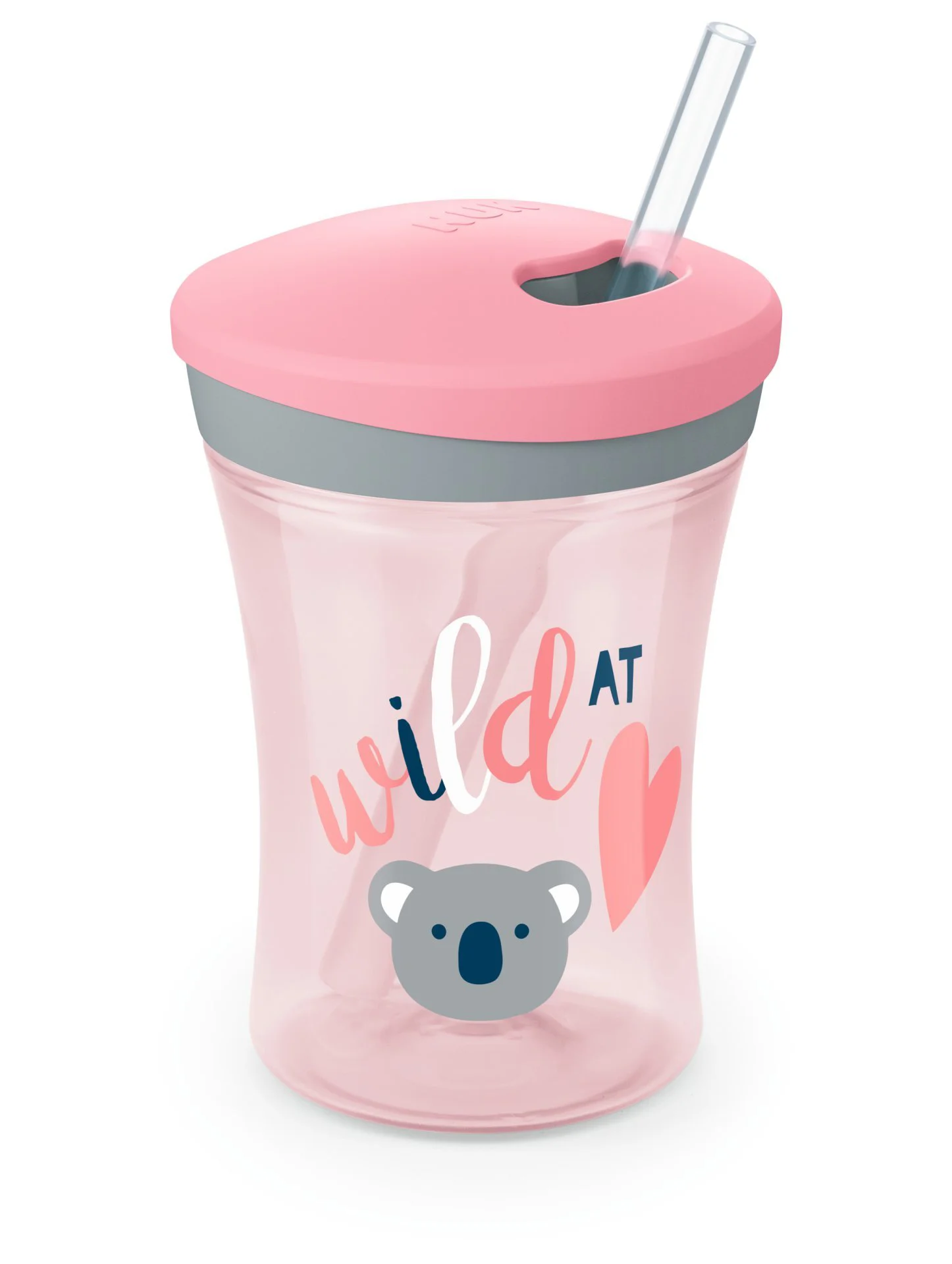Чашка-стакан NUK Action Cup с соломинкой (8+ мес.), 230 мл foto