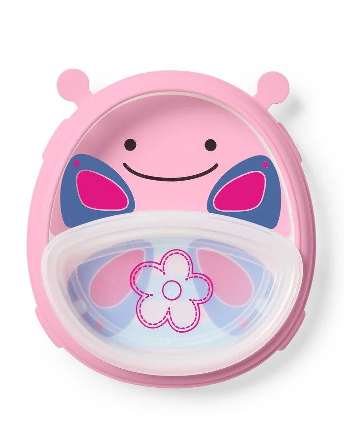 Set Farfurie si Bol Skip Hop Zoo Smart Fluturas foto