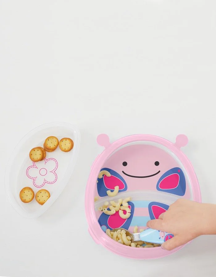 Set Farfurie si Bol Skip Hop Zoo Smart Fluturas foto