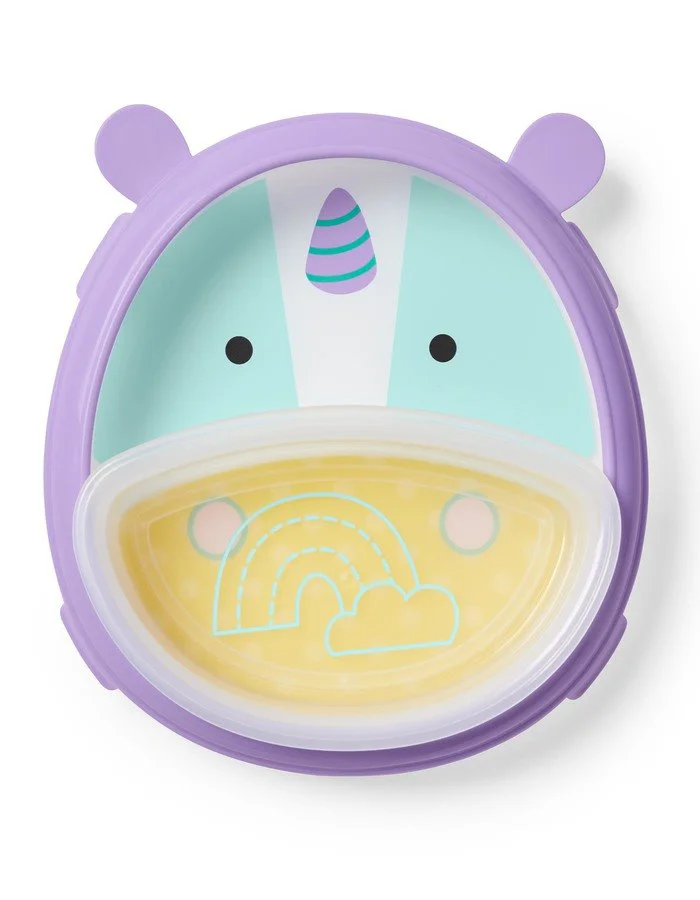 Set Farfurie si Bol Skip Hop Zoo Smart Unicorn foto