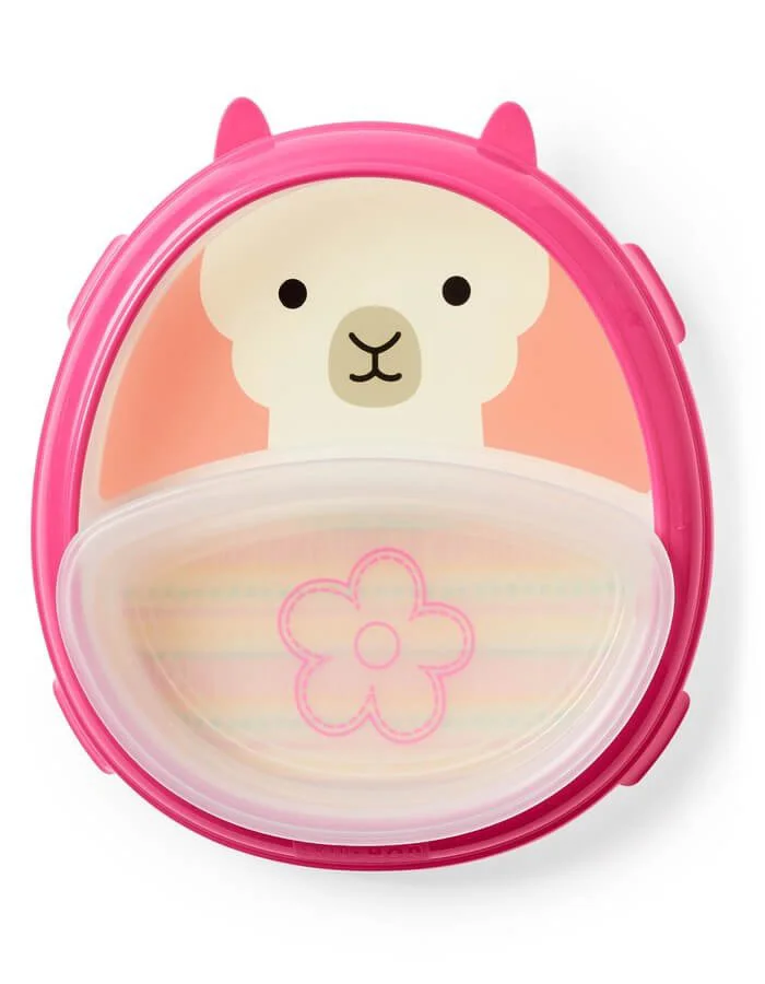 Set Farfurie si Bol Skip Hop Zoo Smart Lama foto