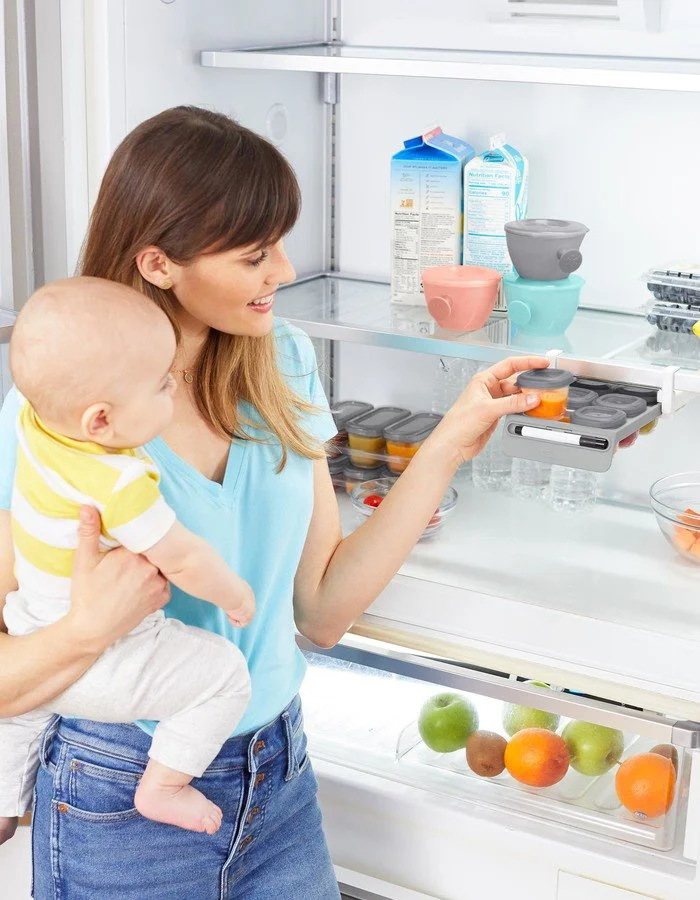 Set tava glisanta si recipiente pentru depozitare usoara Skip Hop foto