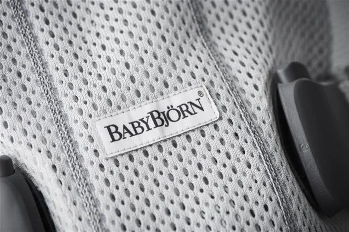 Анатомический рюкзак-кенгуру BabyBjorn One Air Silver, 3D Mesh