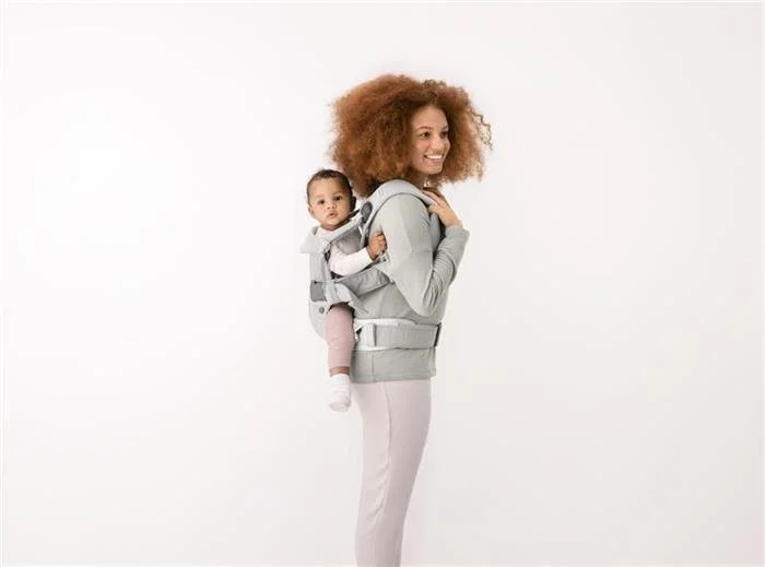 Анатомический рюкзак-кенгуру BabyBjorn One Air Silver, 3D Mesh