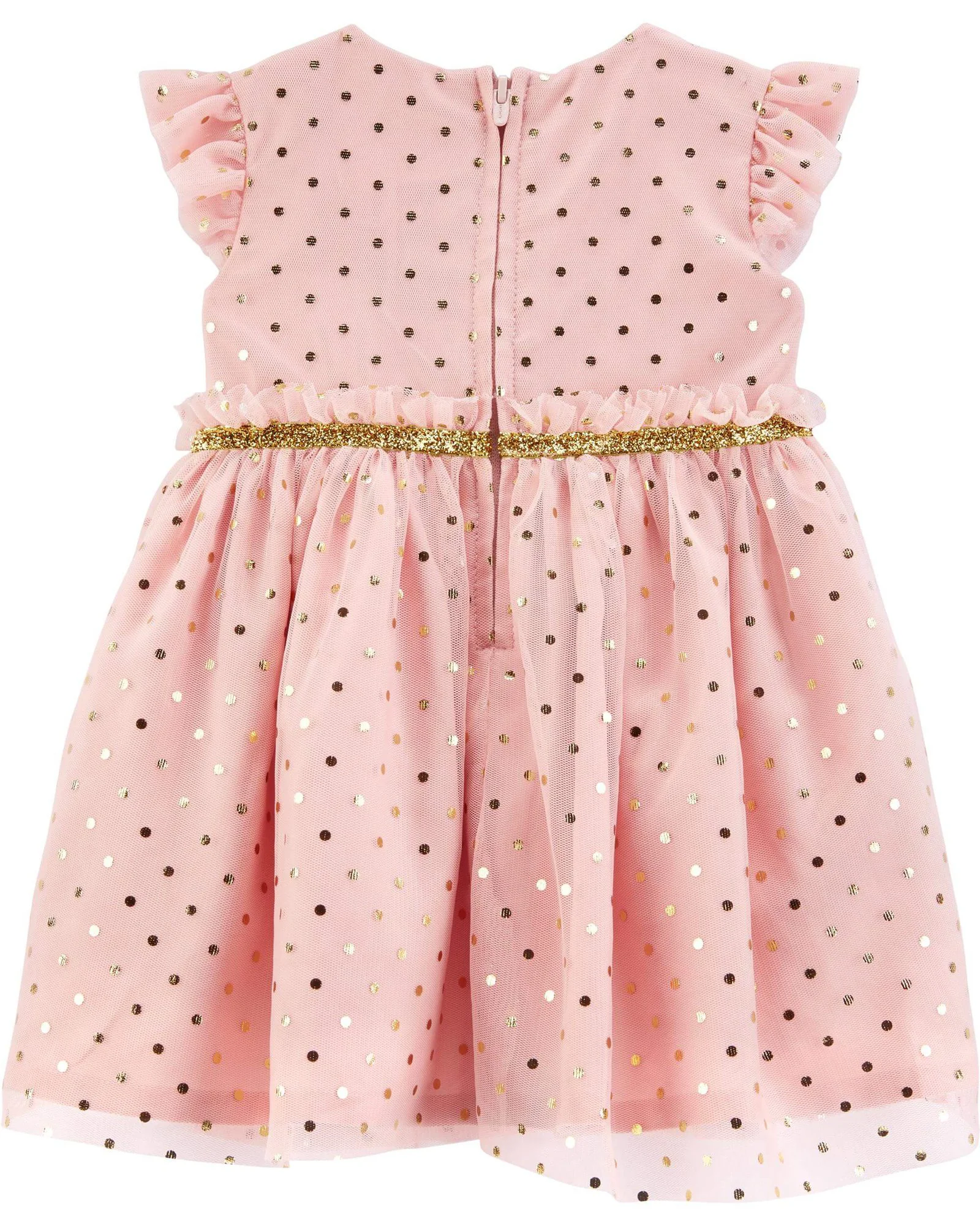 Carter's Rochita eleganta din tulle cu buline stralucitoare foto