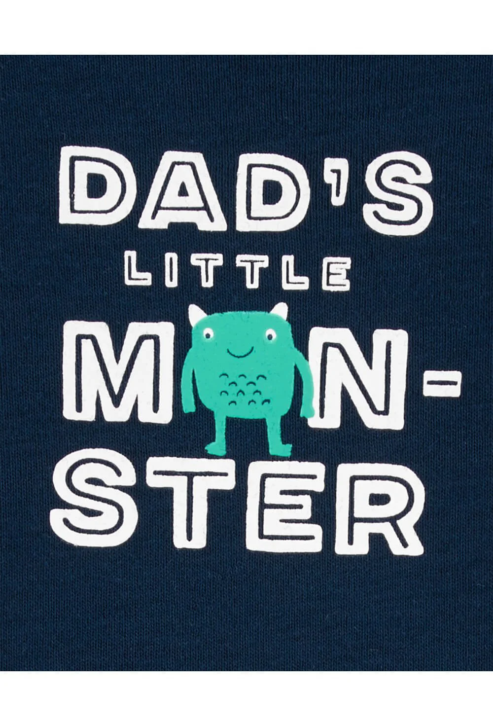 Carter's Set 3 piese Monstrulet - body, tricou si pantaloni scurti foto