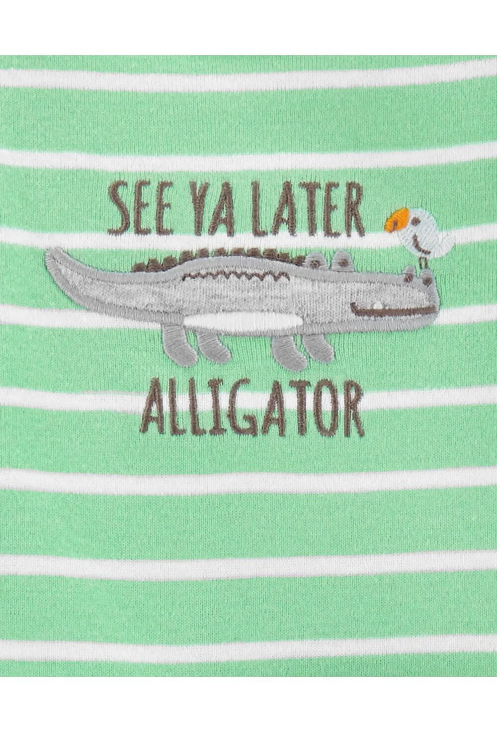 Carter's Set 3 piese Aligator - 2 body-uri si pantaloni foto