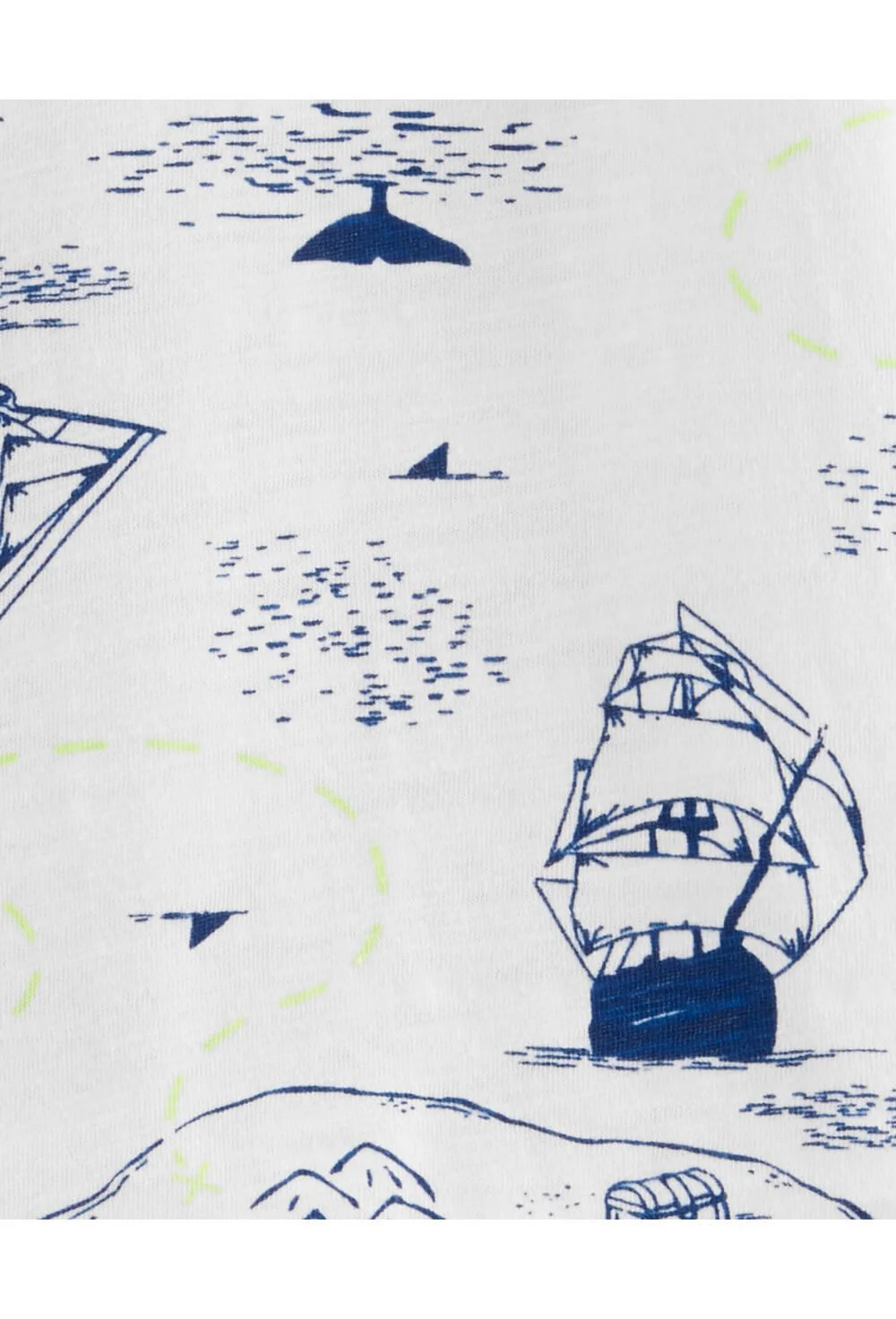 Carter's Tricou tip camasa cu pirati 100% bumbac foto