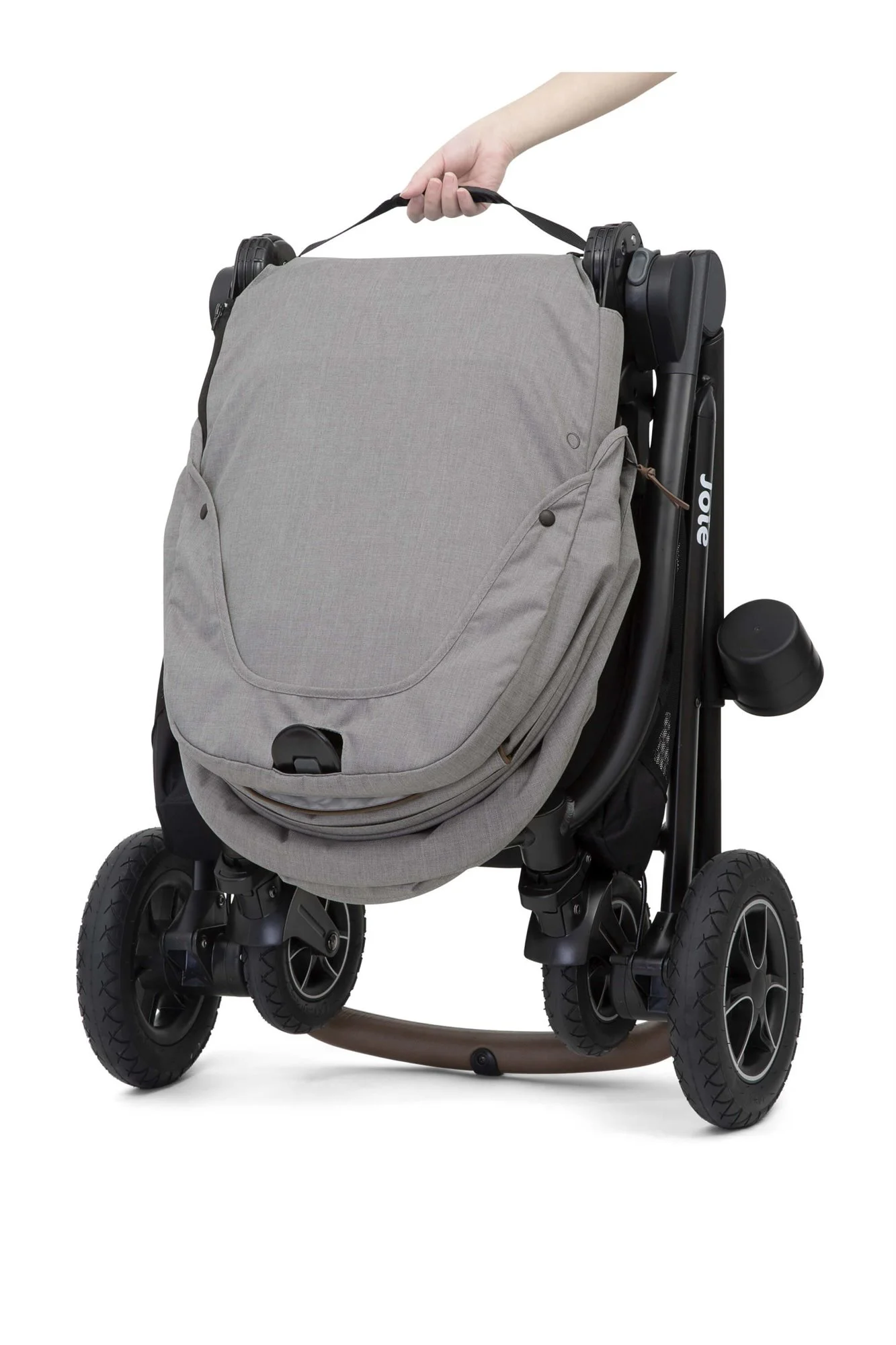 Carucior 3 in 1 Joie Versatrax Gray Flannel