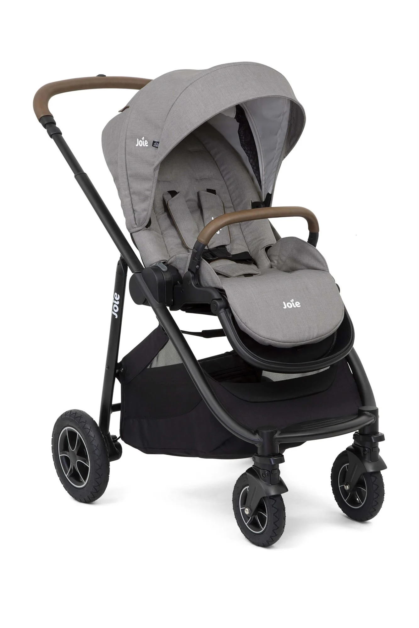Carucior 3 in 1 Joie Versatrax Gray Flannel