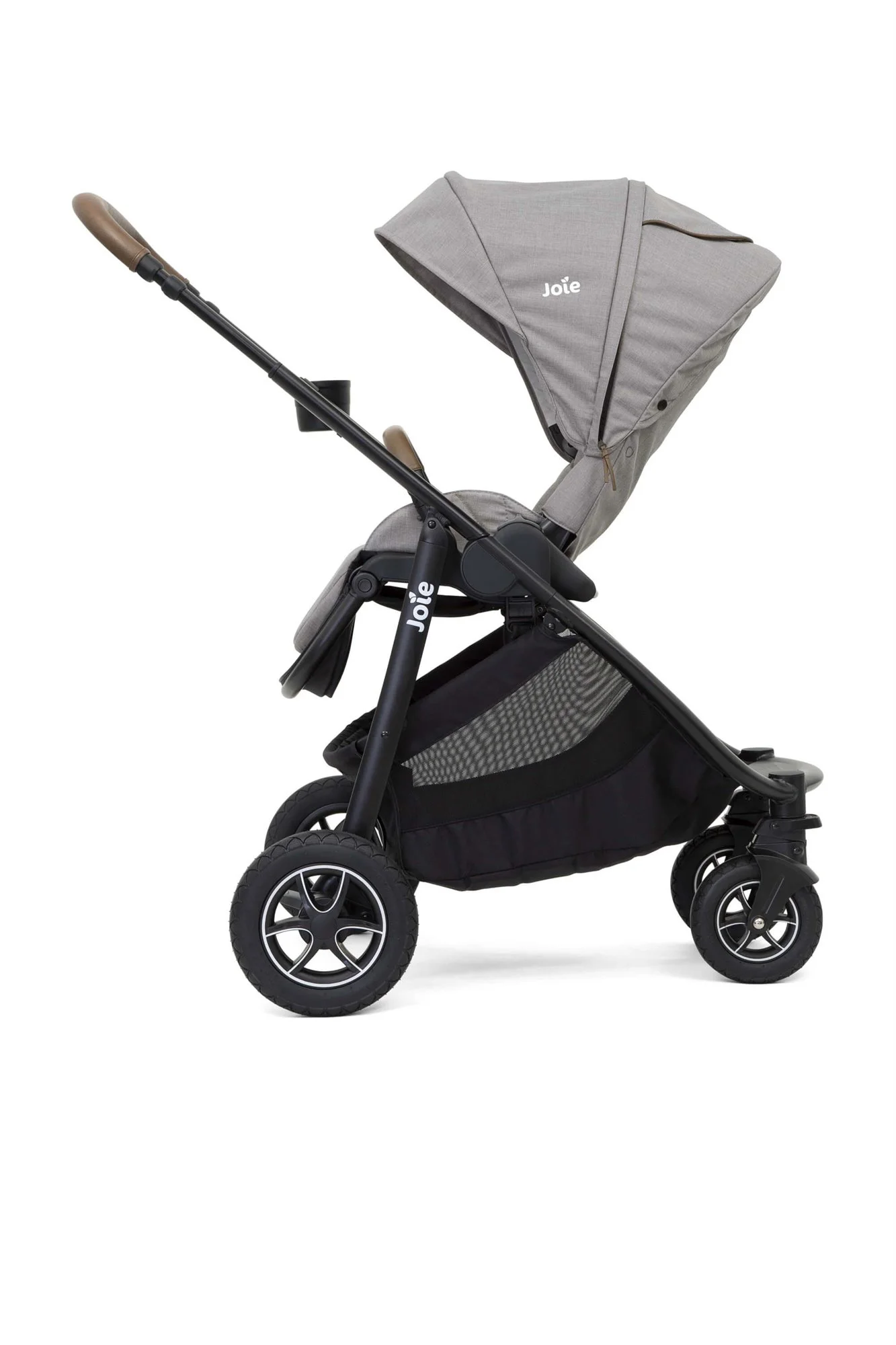 Carucior 3 in 1 Joie Versatrax Gray Flannel