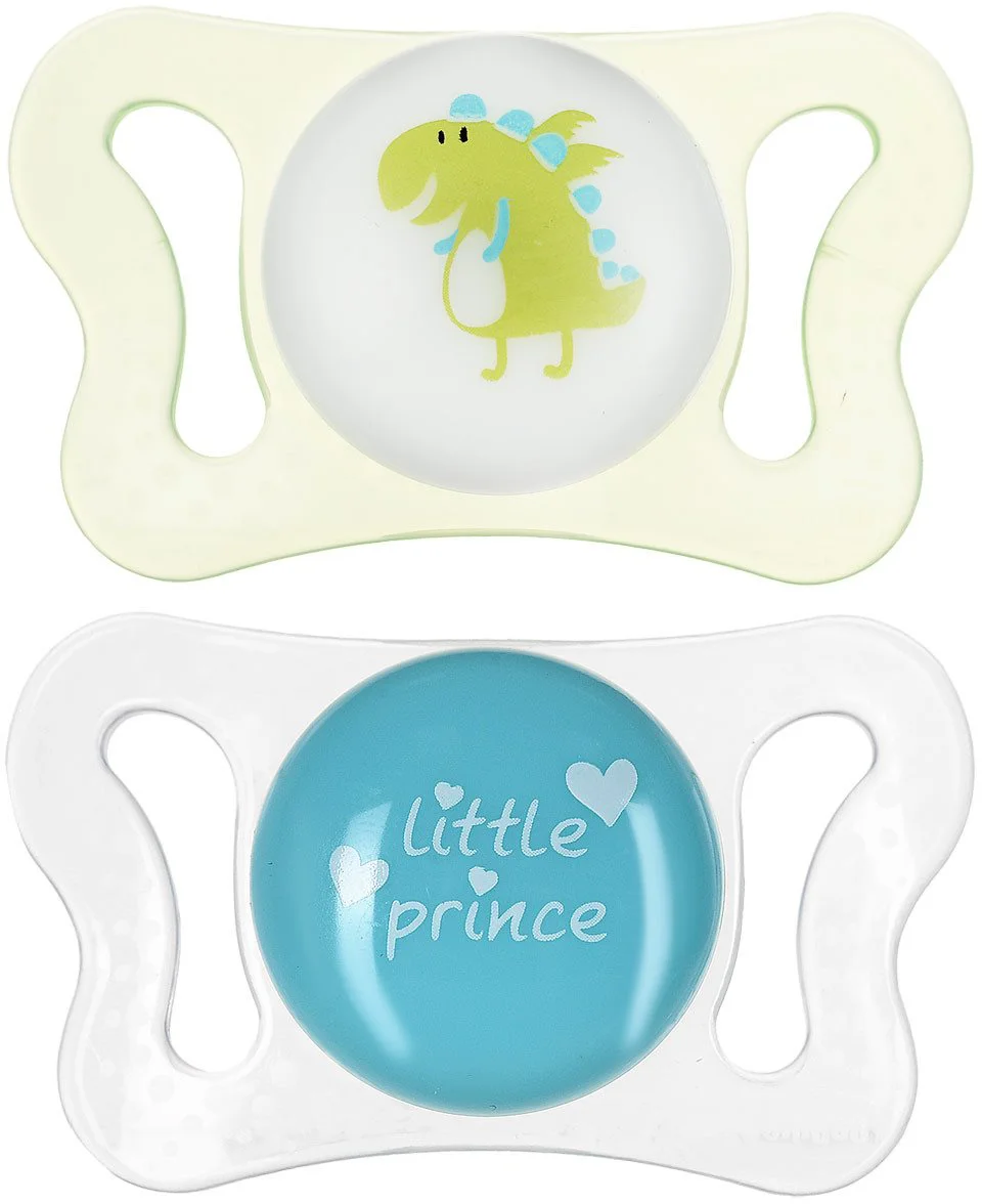 Мини-пустышки Chicco Physio Micro силиконовые (0-2 мес.), 2 шт. foto