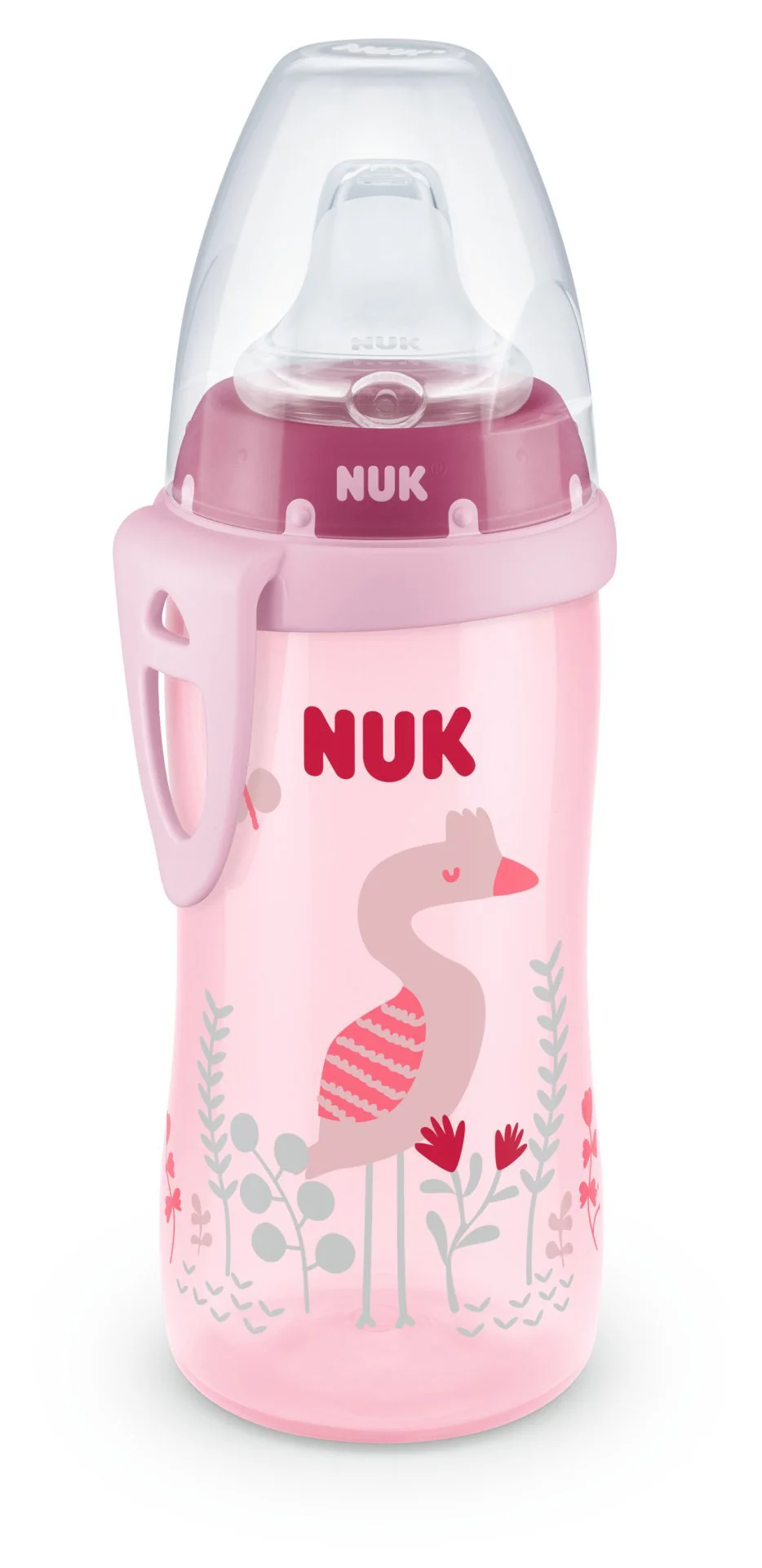 Sticluta NUK Active Cup anticurgere cu adaptor moale din silicon (12+ luni), 300 ml foto
