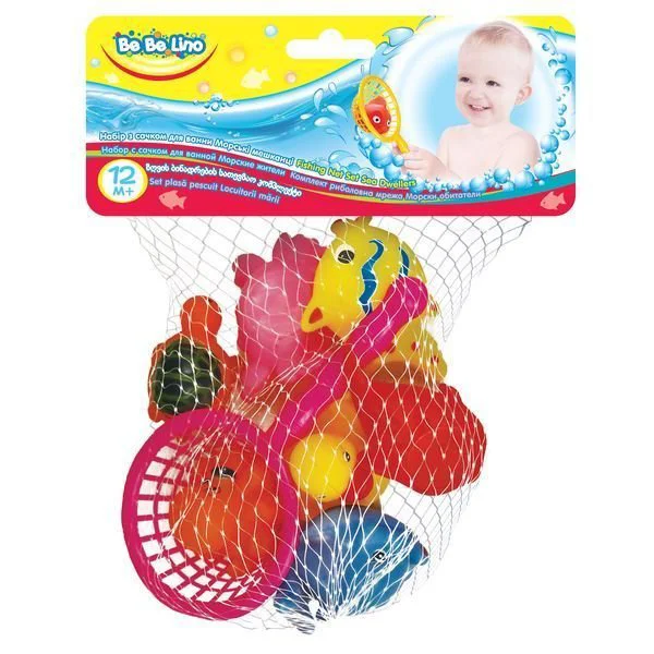 Jucarii pentru baie BeBeLino Sea, 7 buc. foto